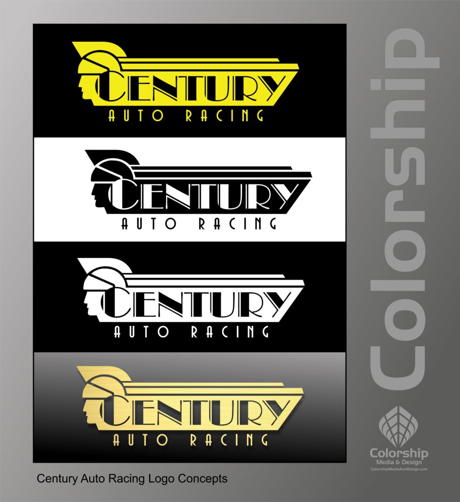 Century Auto Racing Logo Concepts 2