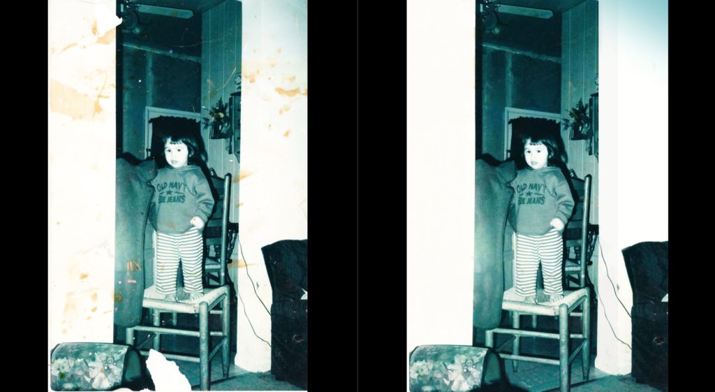 dIGITAL pHOTO RESTORATION BEFORE AND AFTER