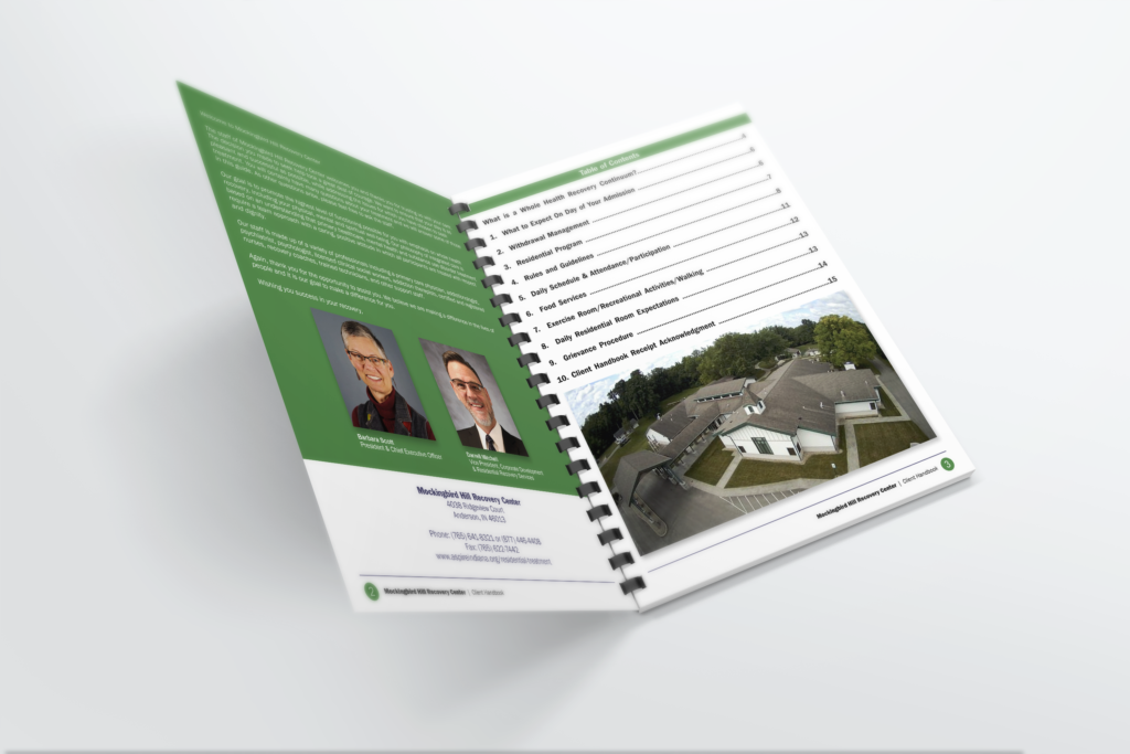 Mockingbird Hill Client Handbook Mockup - Inside