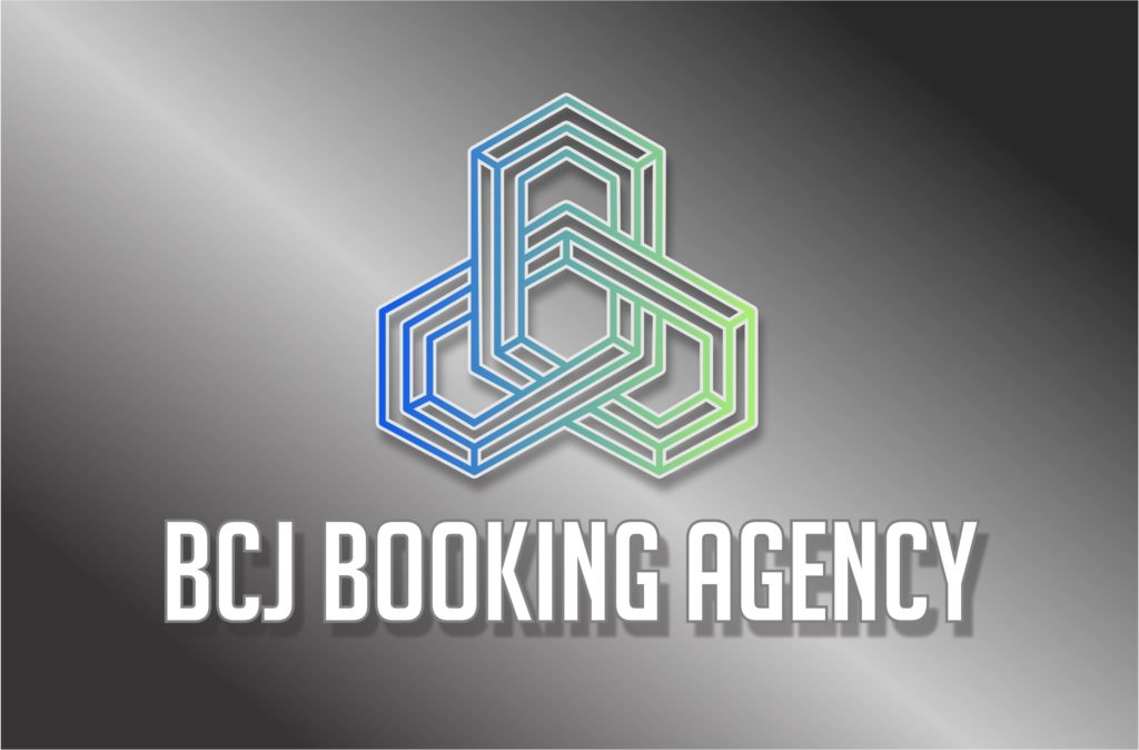 BCJ Booking Agency Logo FC on Silver