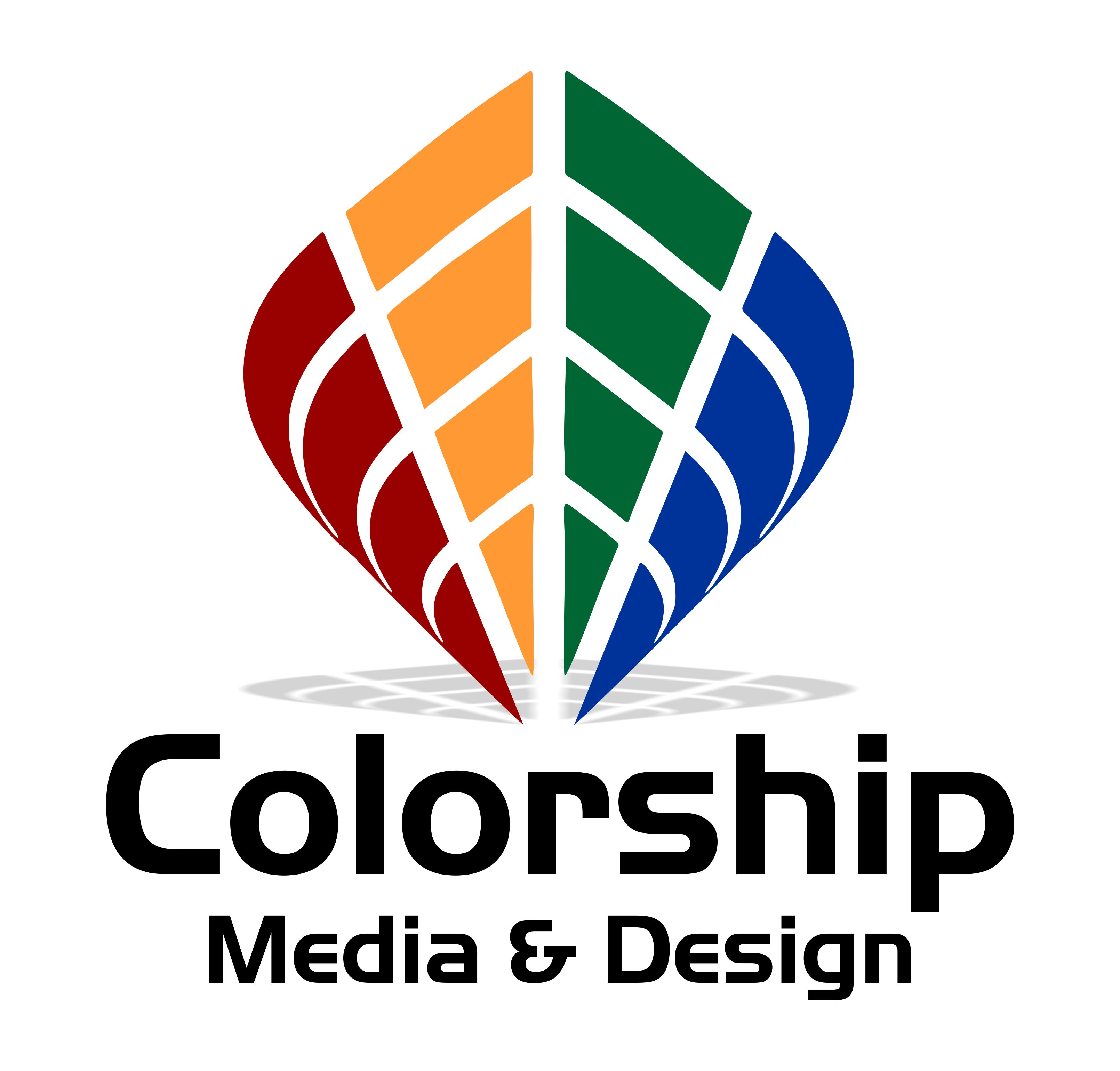Colorship Media and Design Logo Large