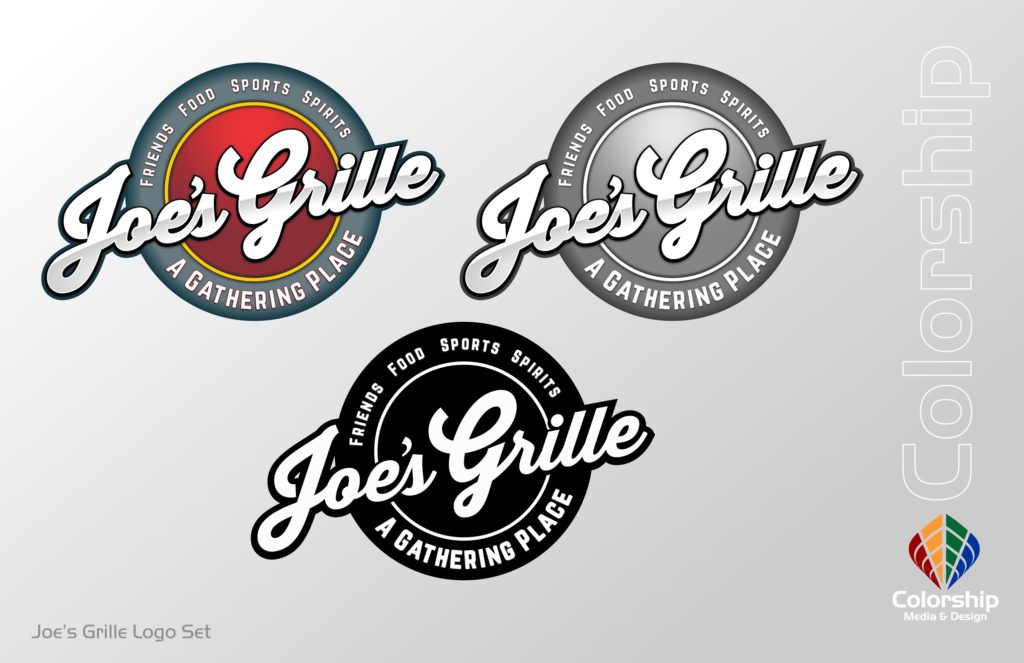 Joe's Grille Logo Proof Set