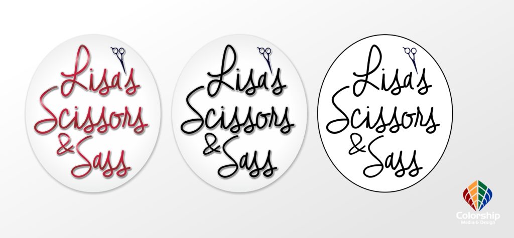 Lisa's Sissors and Sass logo