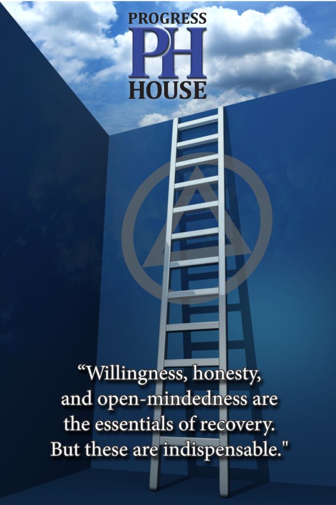Progress House Ladder Poster