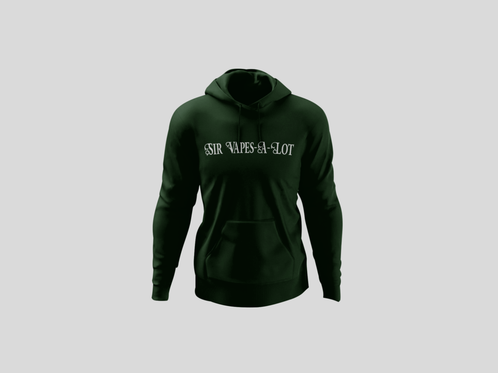 Sir Vapes Alot Hoodie 1 color Front