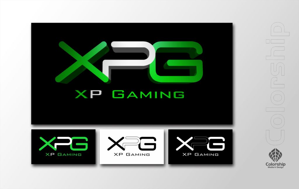 XPGaming Logo Set and Presentation in Green