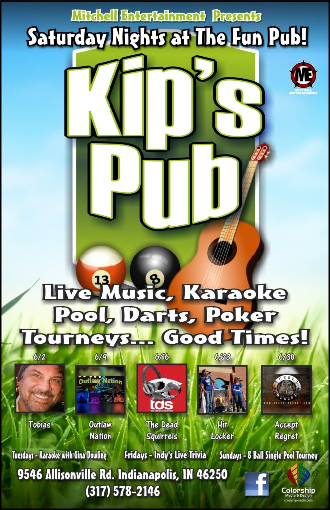 kip's pub poster June 2018